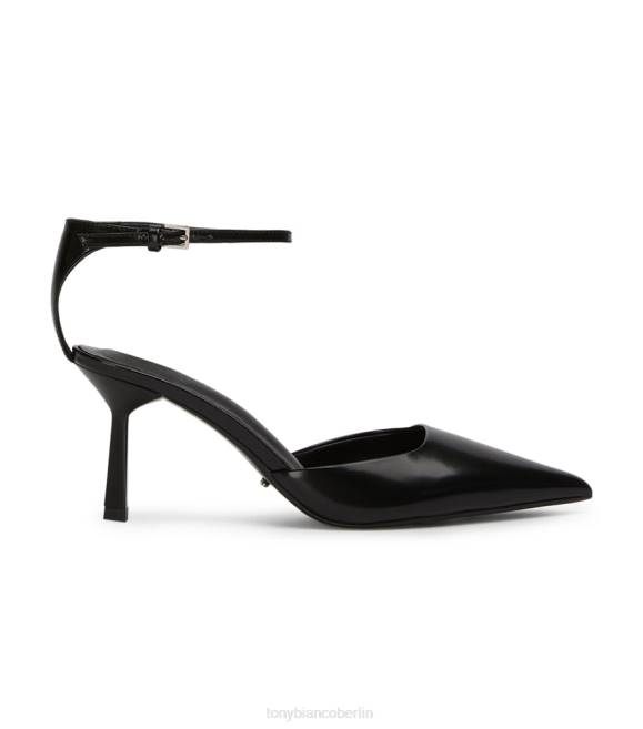 niedrige Absätze| de Tony Bianco Frauen Bella Heels Schwarz hochglänzend 4624263